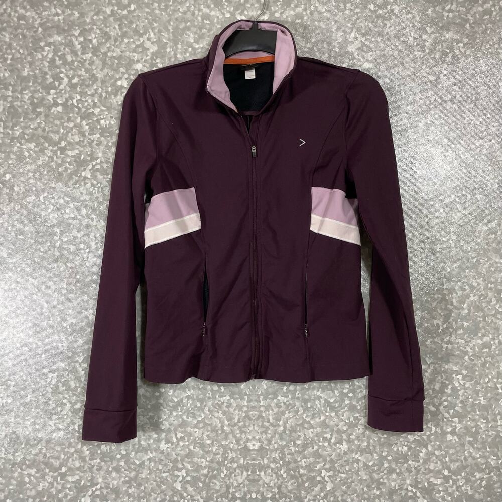 Victoria's Secret VSX Purple Full Zip Activewear Jacket - Size Medium - Pockets